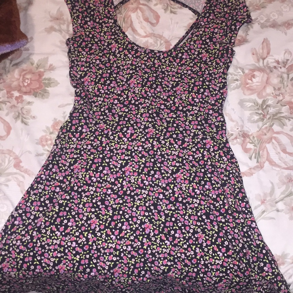 American eagle outfitters flowered dress